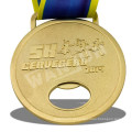 2016 boa conduta 5k ouro medalha garrafa opener medalha